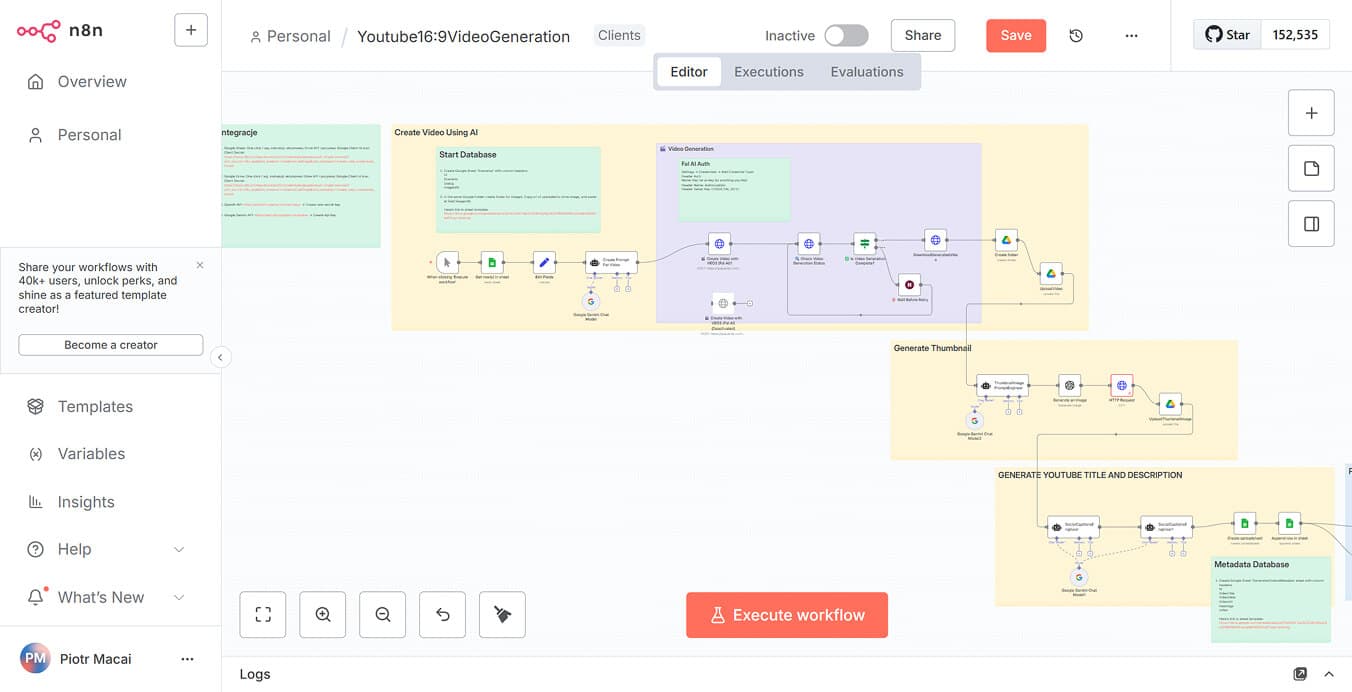Video Generation & Publishing Automation